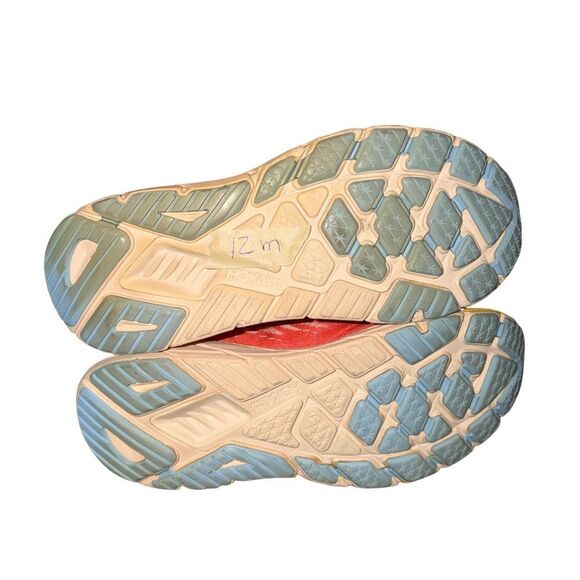 Men’s Arahi 6 Hoka Dynamic Red and Yellow Sneakers size 12D main image 6